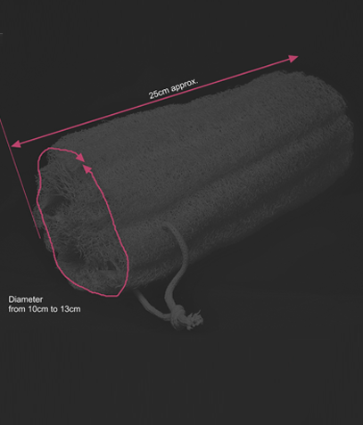 F125: Whole cylindrical raw loofah - Image 2