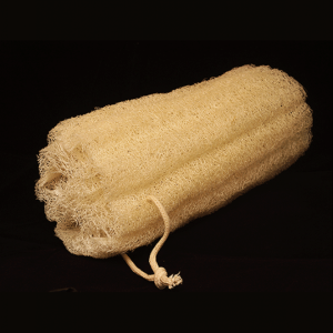 F125: Whole cylindrical raw loofah